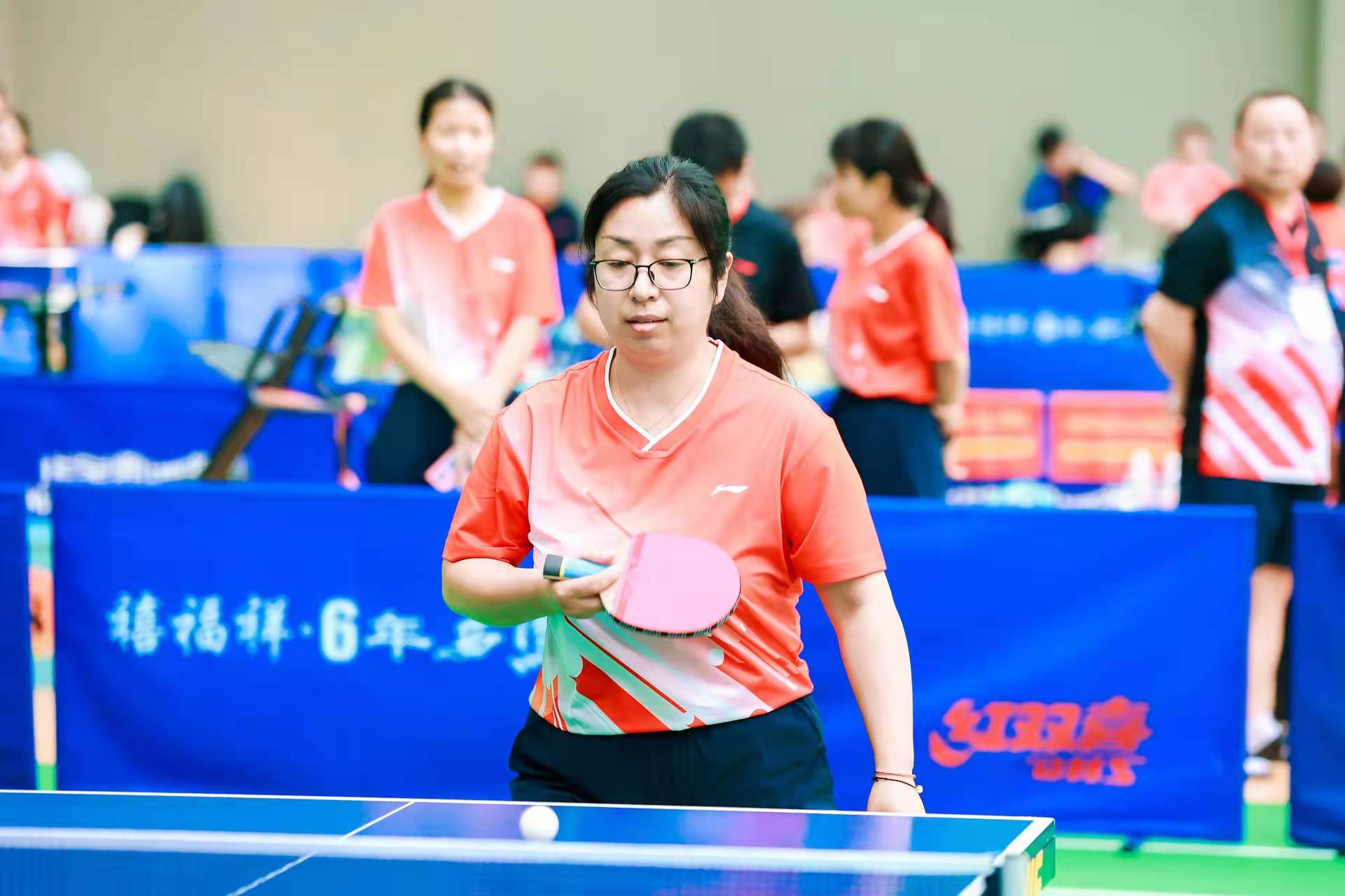 陕西省“安防杯”乒乓球比赛女子单打